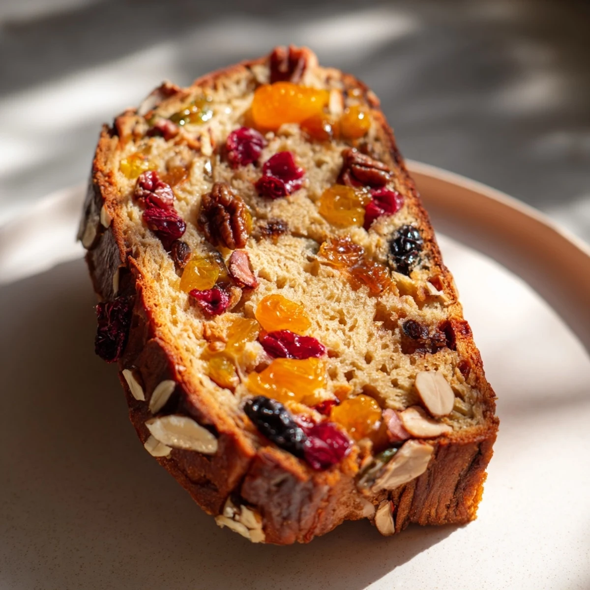Easy Glazed Christmas Fruit Loaf