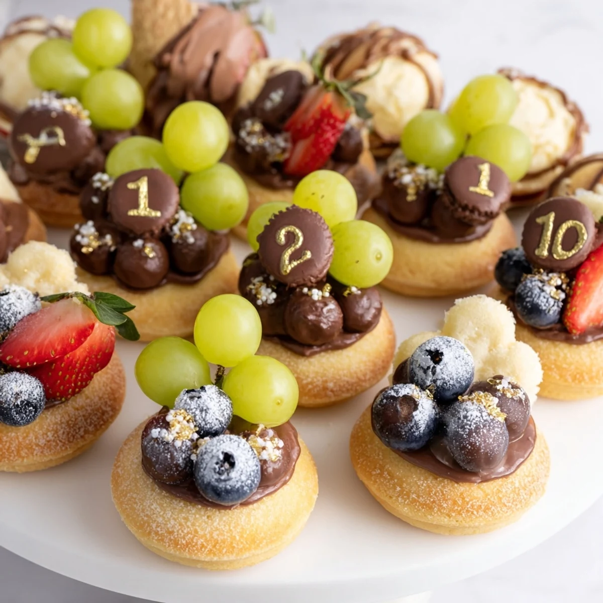 Sparkling Clock Countdown Platter