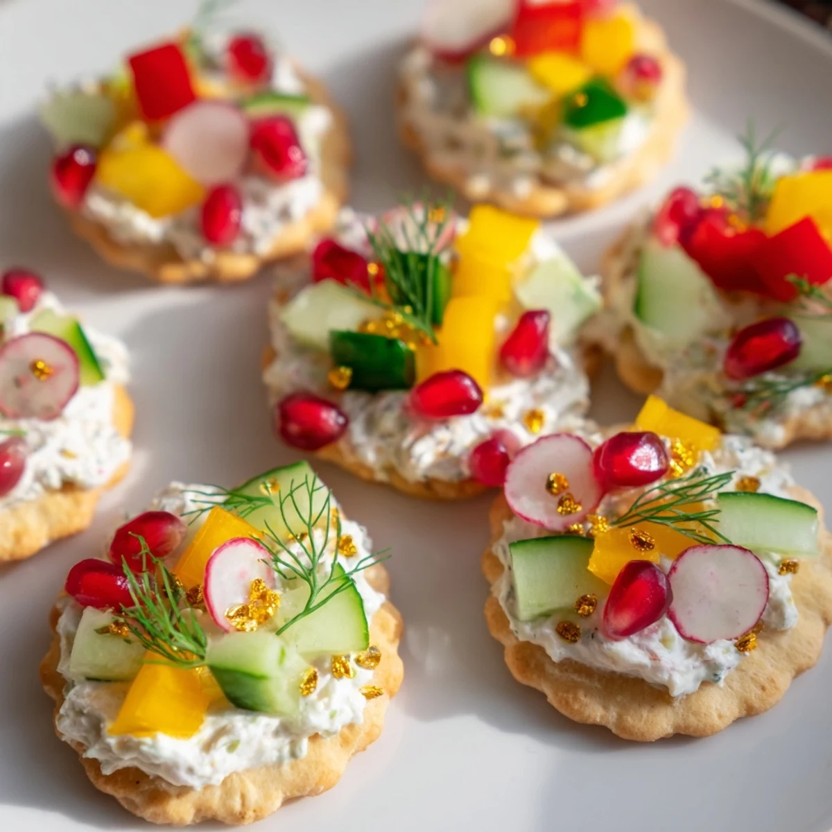 Ornament Shaped Cracker Toppings