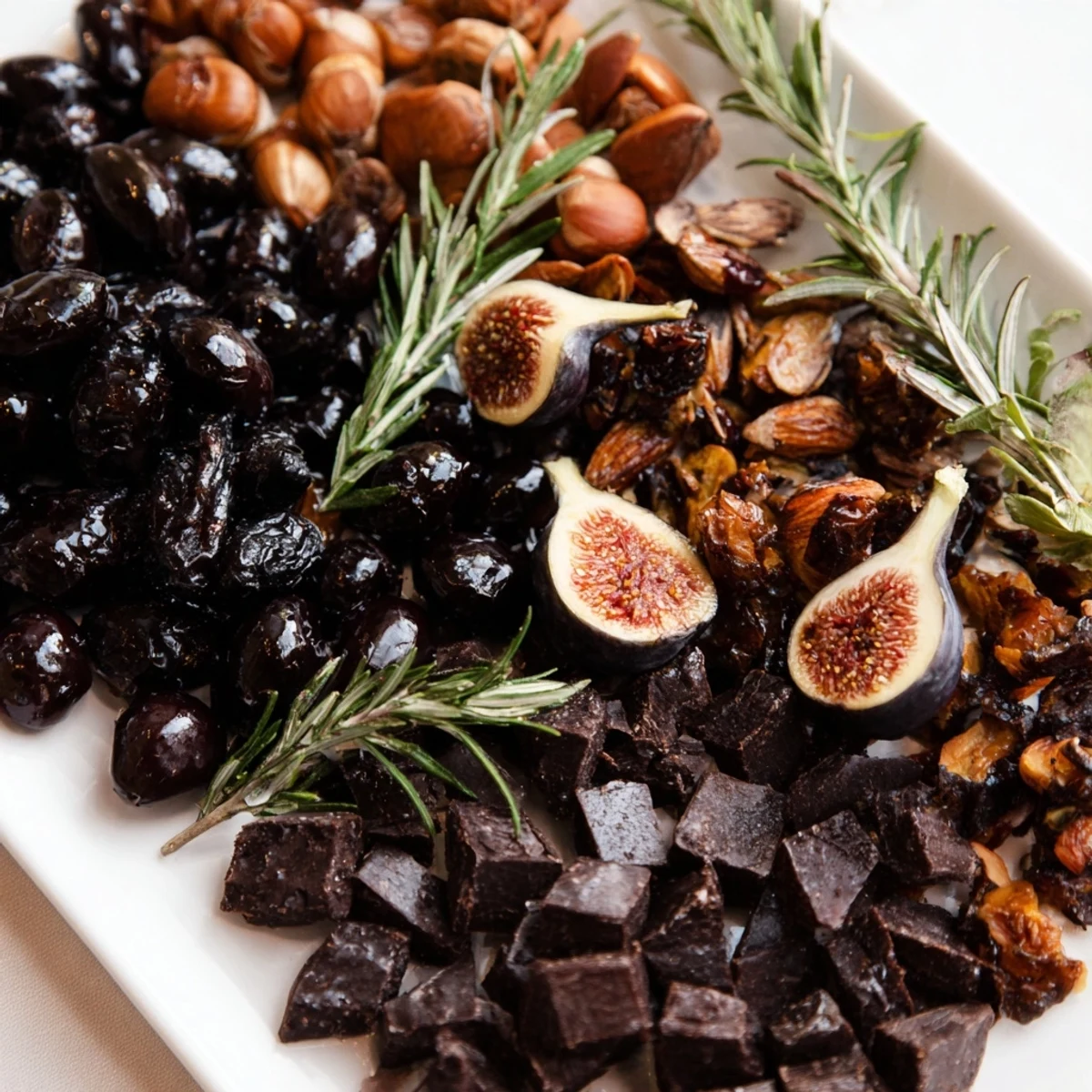 Deliciously festive Winter Solstice Board featuring creamy Brie, figs, and crunchy walnuts for the holidays.