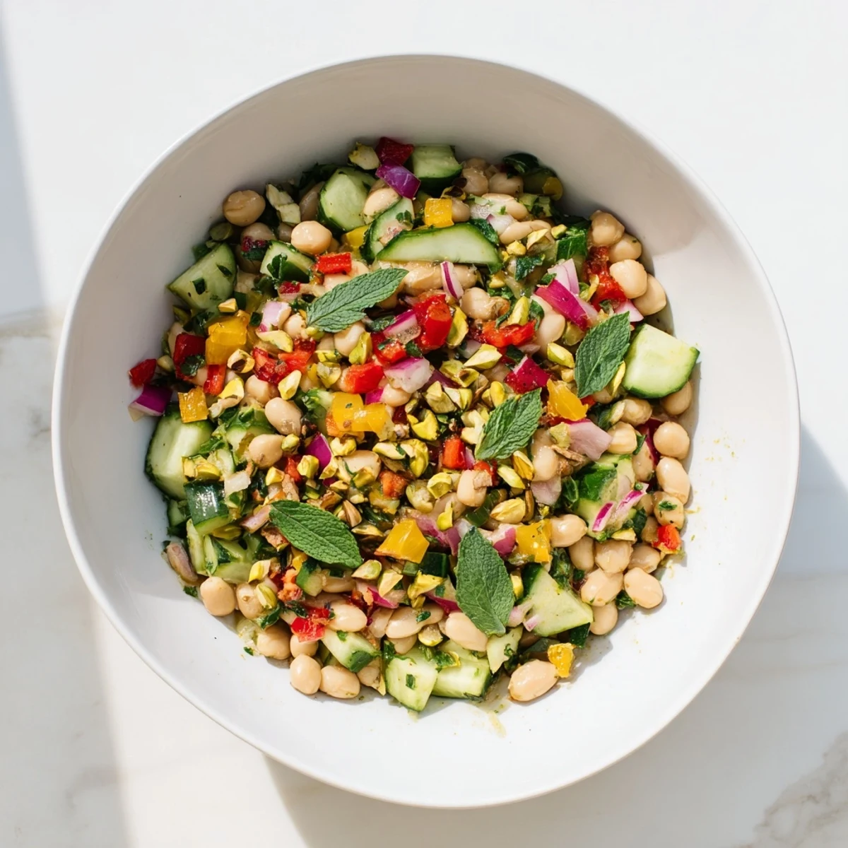 Dense Bean Salad Dubai Chocolate