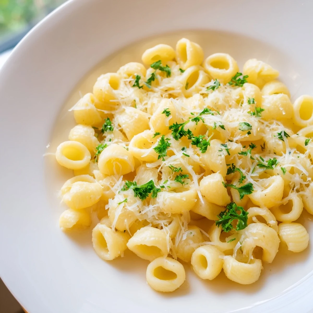 Creamy garlic butter ditalini pasta, comforting and delightful, ready in just 15 minutes for a quick dinner.