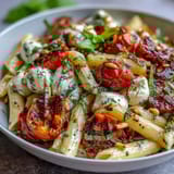 Summer Pasta Caprese Fresh Basil