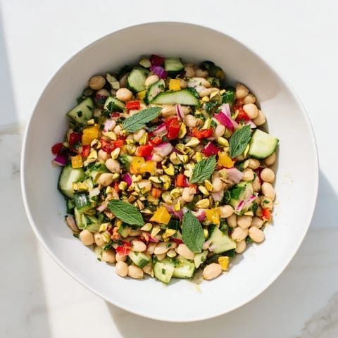 Dense Bean Salad Dubai Chocolate