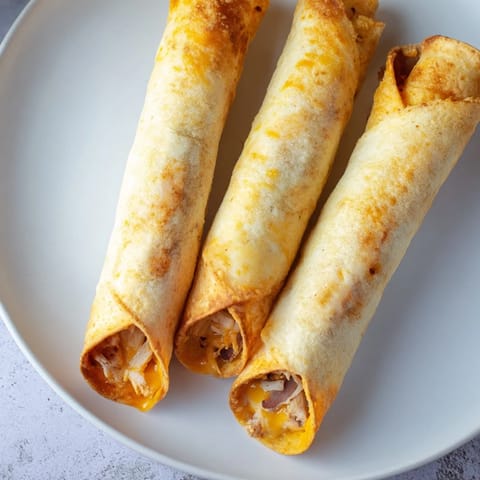 Air Fryer Taquitos Chicken Cheese