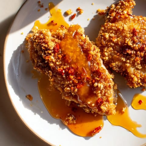 Hot Honey Crispy Chicken Thighs