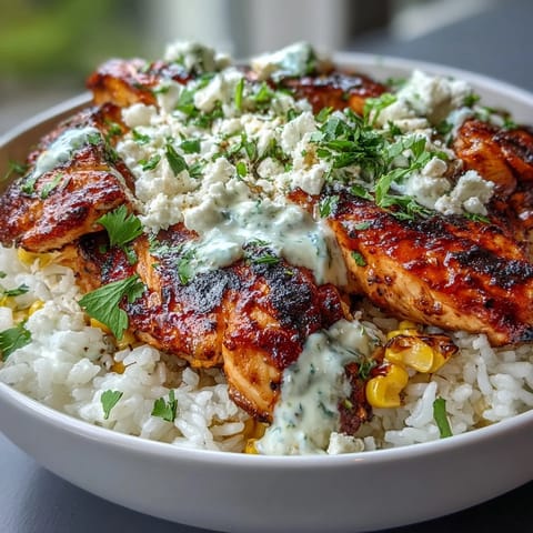 Street Corn Chicken Rice Bowls