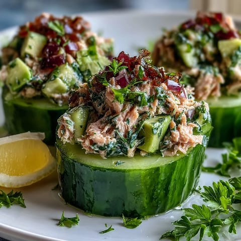 10-Minute Tuna Avocado Boats