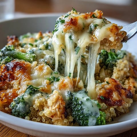 Broccoli Quinoa Chicken Casserole