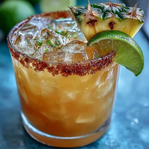 Pineapple Margarita Tropical Drink
