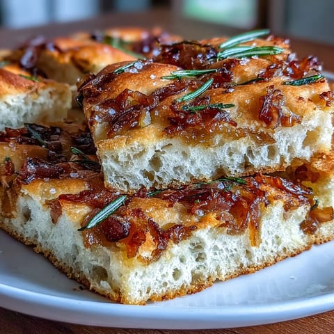 Sourdough Onion Focaccia