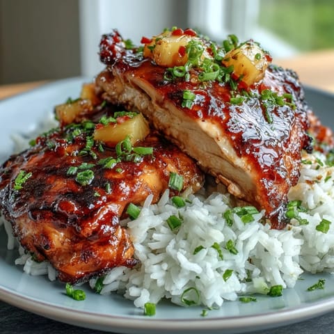 Grilled pineapple chicken and rice foil packets with juicy chicken, sweet pineapple, and colorful vegetables.