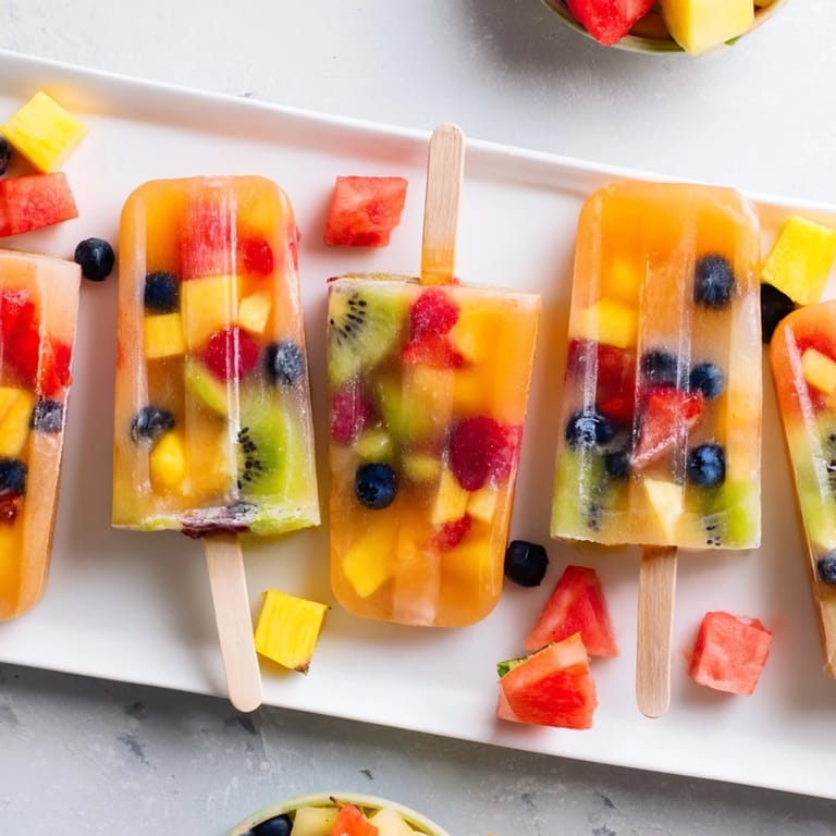 Cool and refreshing Summer Popsicle Board, overflowing with vibrant fresh fruit and homemade frozen treats.