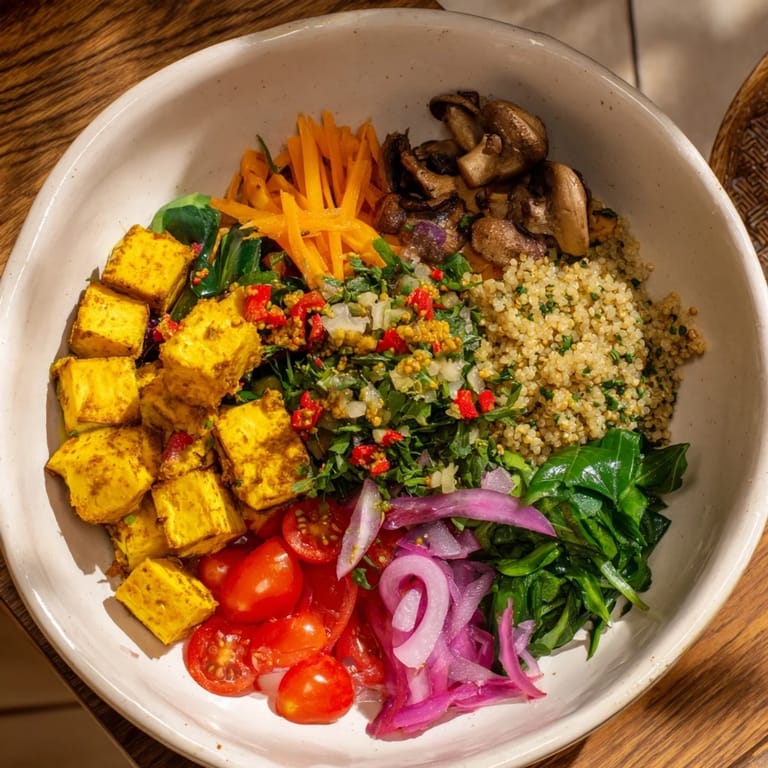 This vegetarian The Spice Route recipe boasts aromatic spices and perfectly cooked vegetables in three sections.