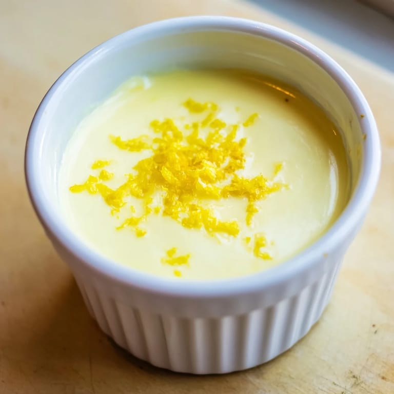This easy 3-Ingredient Lemon Posset recipe shows off a smooth, delicious lemon cream dessert after chilling.