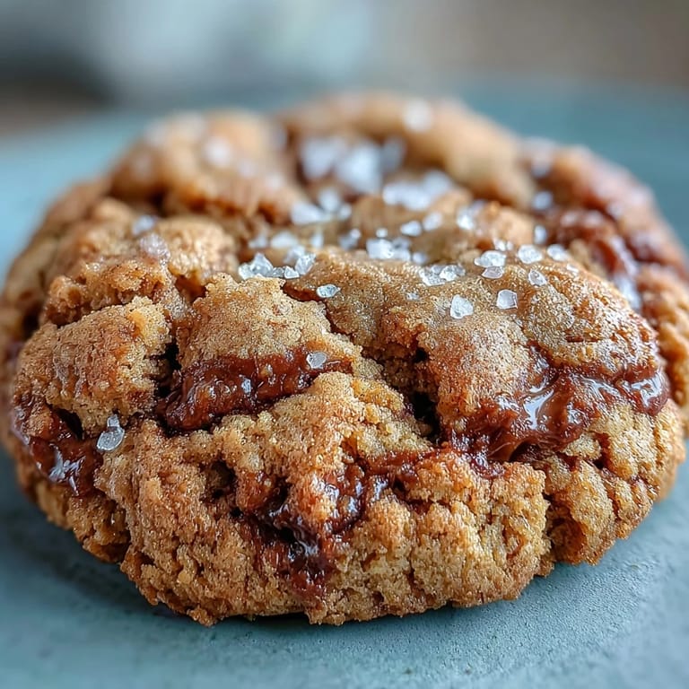 Crisp-edged Hojicha Brown Butter Cookies stacked on a plate, showcasing their deep roasted tea color.