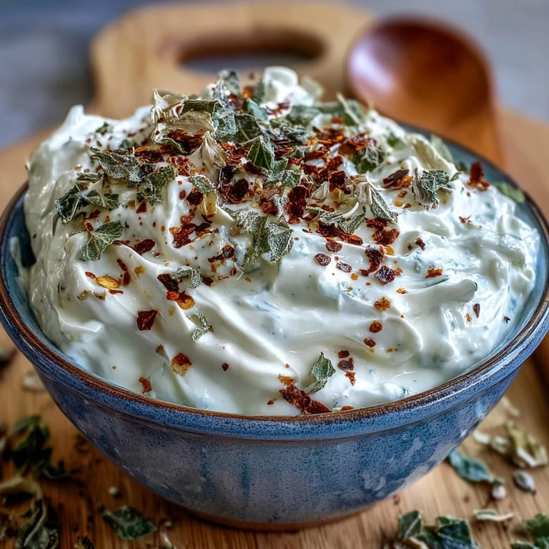 Fresh Southwest Ranch Sauce drizzled over a chicken salad wrap, garnished with chives and paprika.