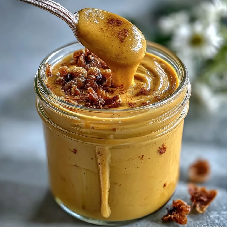 A glass of creamy Vegan Mango Turmeric Golden Milk Smoothie with a golden hue and mango garnish.