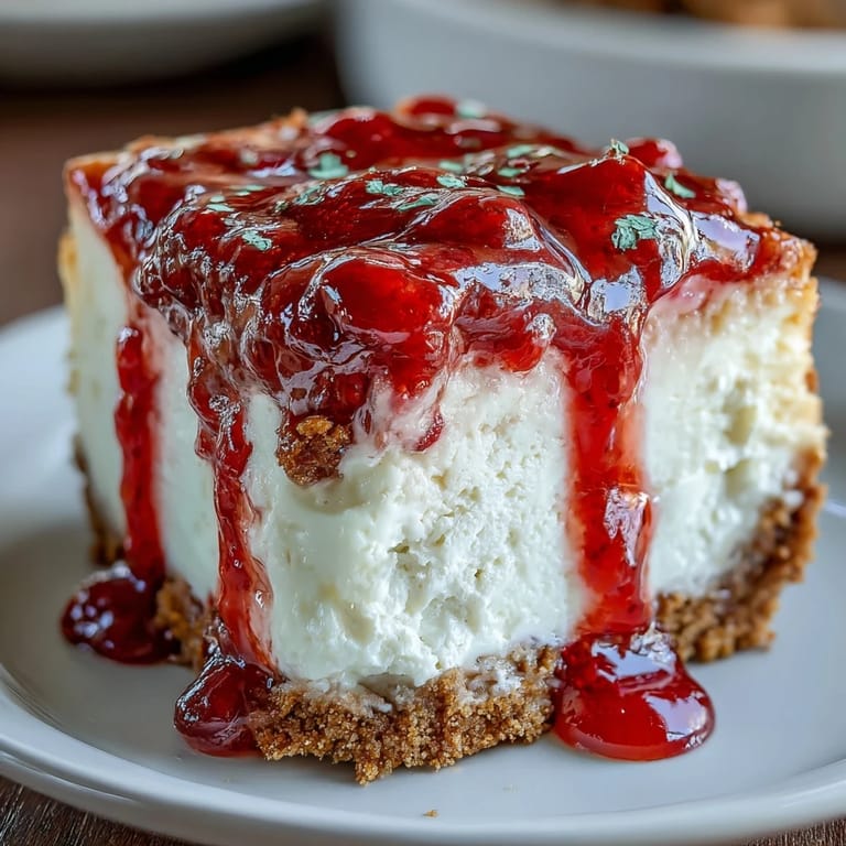 Creamy, protein-packed strawberry cheesecake bites with graham cracker crust and fresh strawberry topping, ideal for guilt-free snacking.  