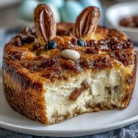 Whimsical Easter Bunny Cake with Hidden Sprinkle Center—fluffy vanilla cake shaped like a bunny, revealing a colorful surprise inside.